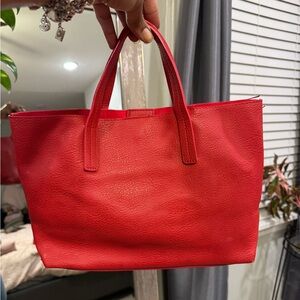 Joy Susan Vibrant Red Tote Bag